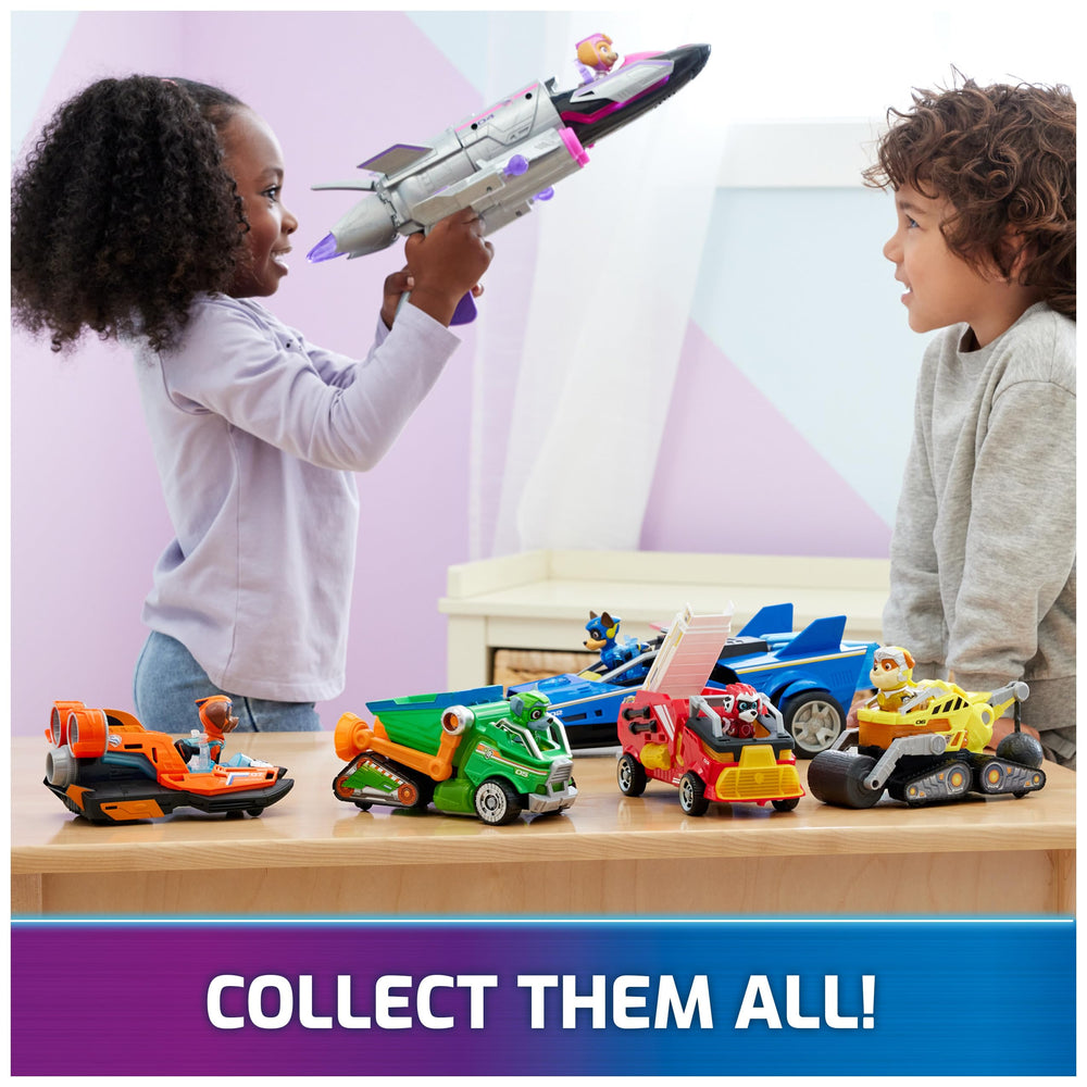 Paw Patrol Mighty Movie jet exterior with film-inspired detailing for collectors