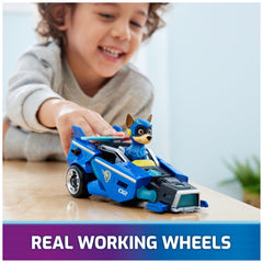 PAW Patrol Mighty Movie lights and sounds enhance interactive play sessions.