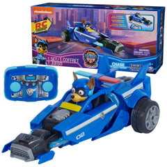 PAW Patrol Mighty Movie RC car front view for immersive rescue pretend play