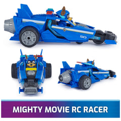 Chase-themed RC car side view with authentic movie styling for pretend play