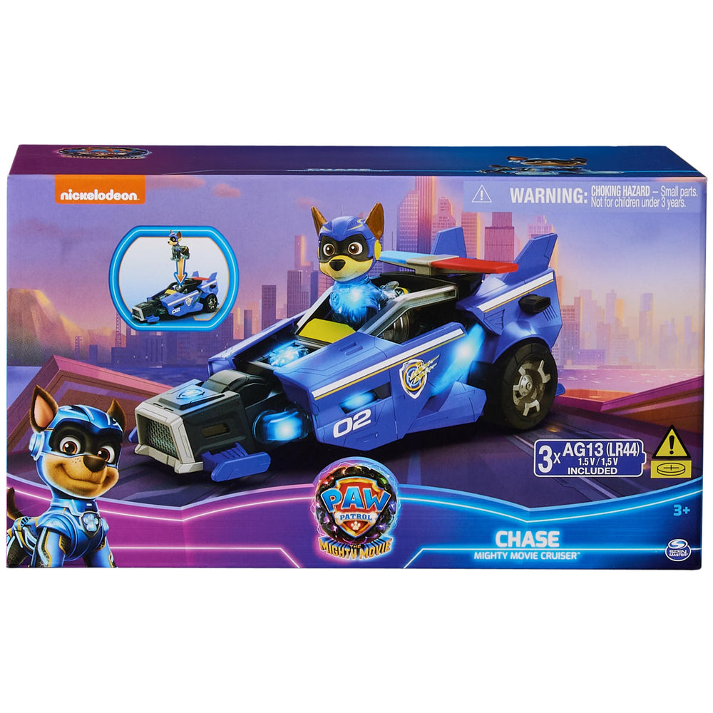 PAW Patrol Mighty Movie rescue car ready for playtime adventures.