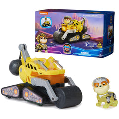 Paw Patrol Rubble Mighty Movie action figure ready for imaginative adventures