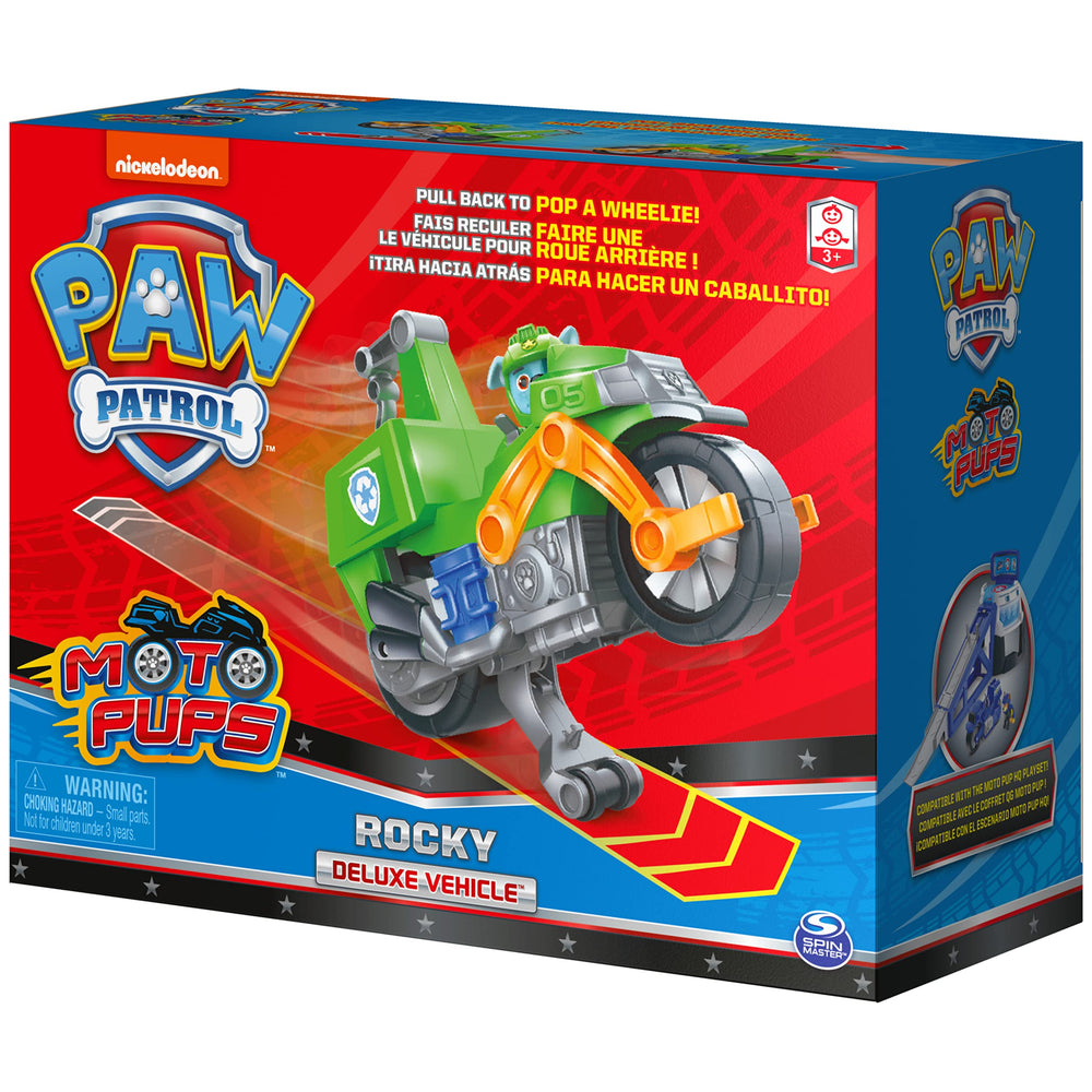 PAW Patrol Moto Pups Rocky collectible figure for storytelling