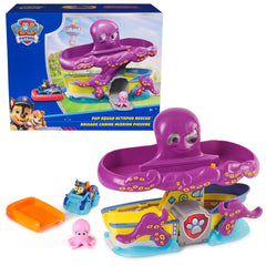 PAW Patrol Pup Squad Octopus Rescue Playset top view for immersive pretend play