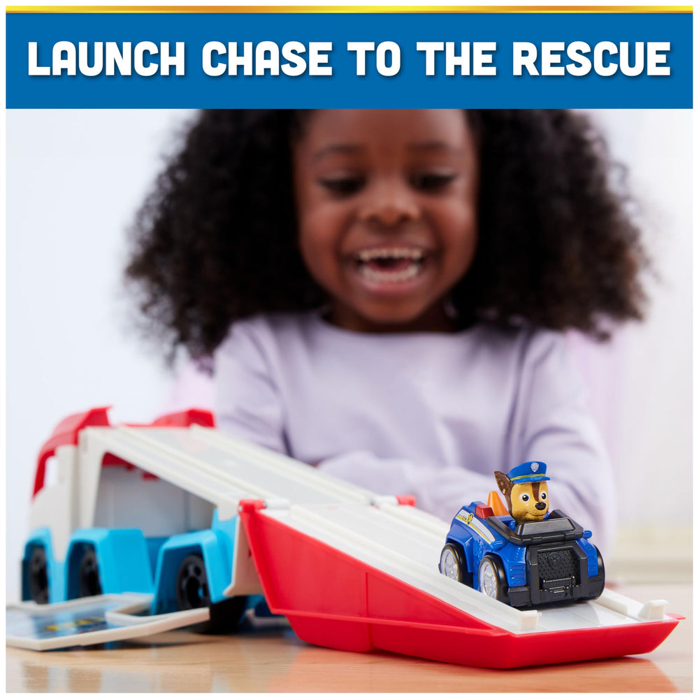 Paw Patrol Pup Squad Racer in action for fast rescue play.