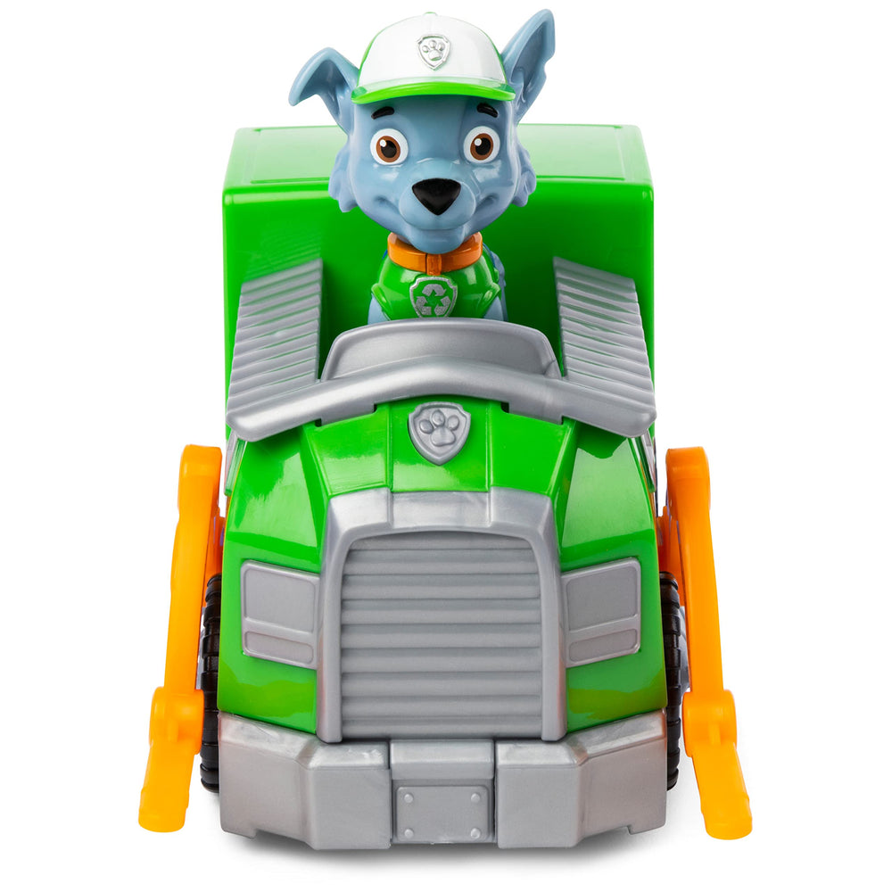PAW Patrol recycling vehicle with movable forklift for interactive play