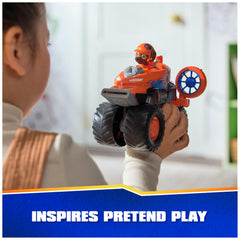 Toy truck sparks imaginative adventures beyond the show for kids.