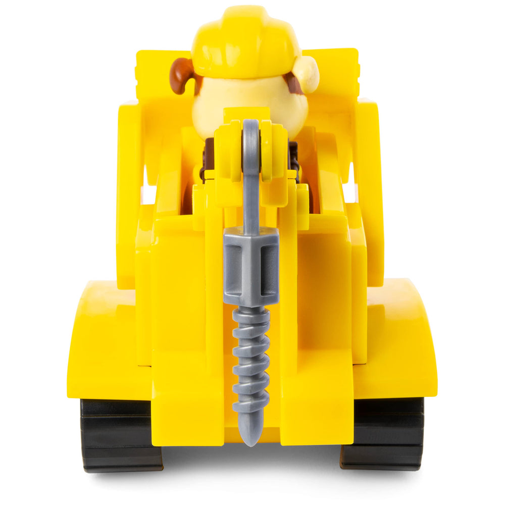 Rubble figure seated in the bulldozer for driver-style play