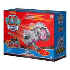 Skye Deluxe Vehicle launch motion captures wheelie launch and fast action.