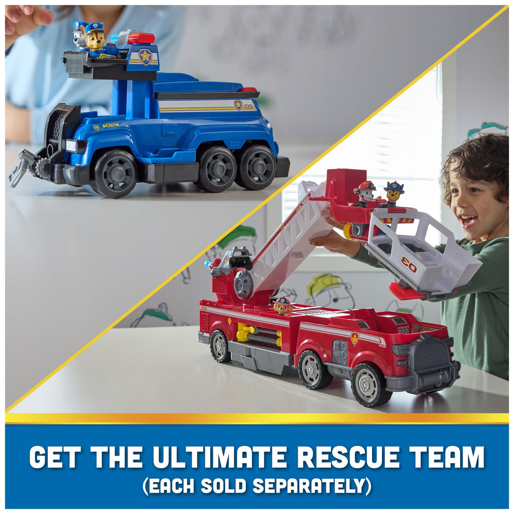Rocky figure encourages teamwork and problem-solving during pretend rescues.