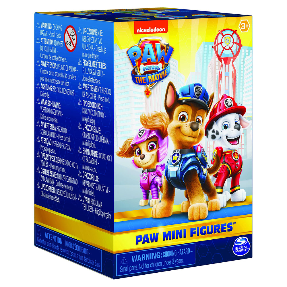 Paw Patrol The Movie mini figure Rubble with tower supports construction play