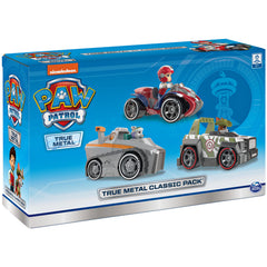 Paw Patrol True Metal Classic Pack collector poster for organizing your set.