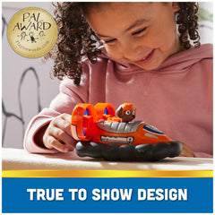 Collectible Zuma figure included for interactive storytelling with the hovercraft