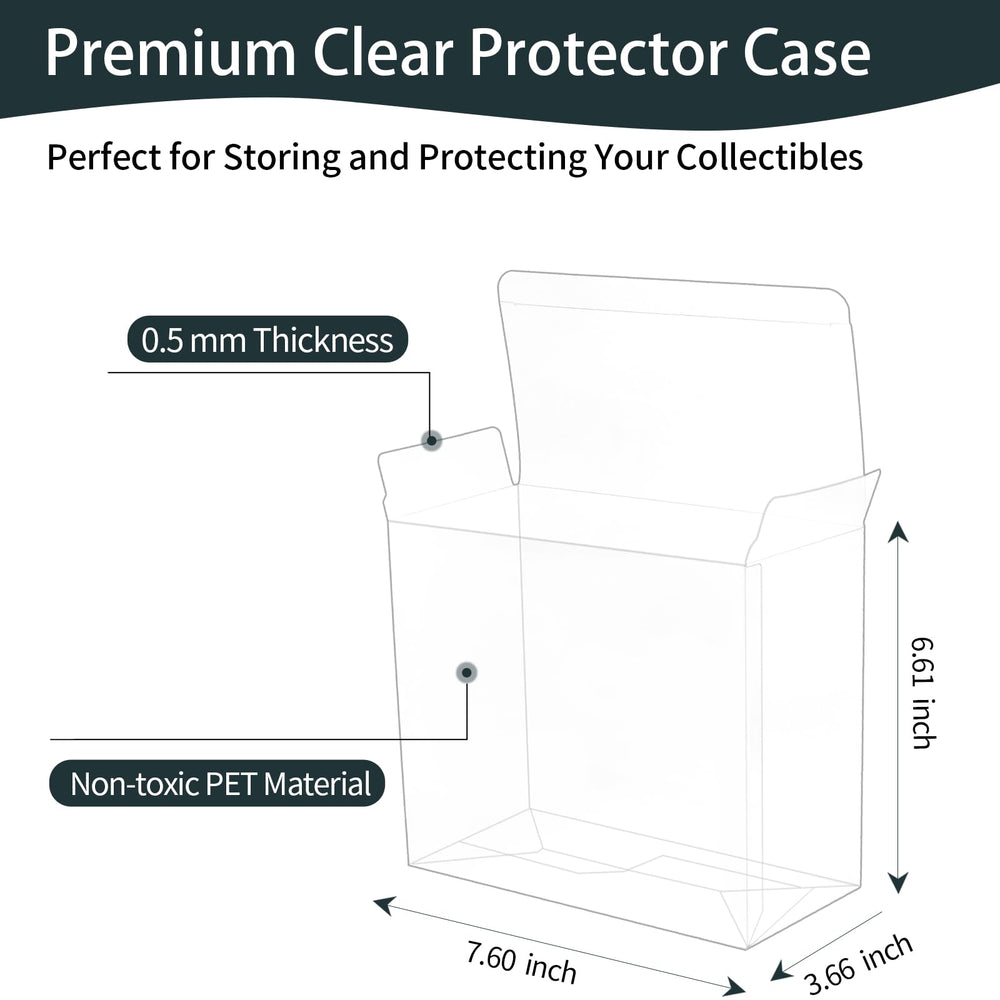 Paxato elite trainer box protector with clear display surface for showcasing collections.
