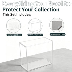Paxato ETB Case includes non-slip feet for stable display