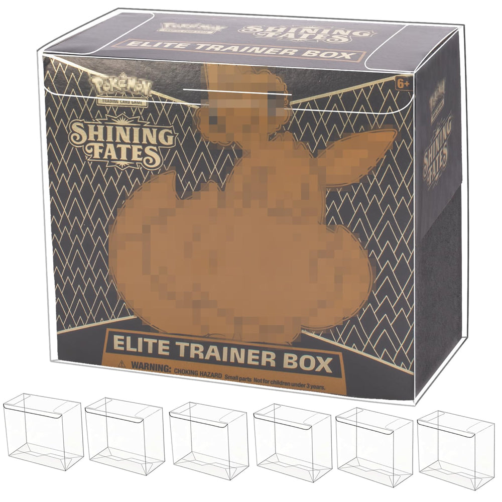 Paxato ETB protector case pack 6 shields booster boxes from dust and scratches.