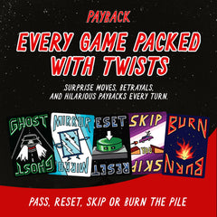 PAYBACK quirky MS Paint-style art appealing to teens and nostalgic players.