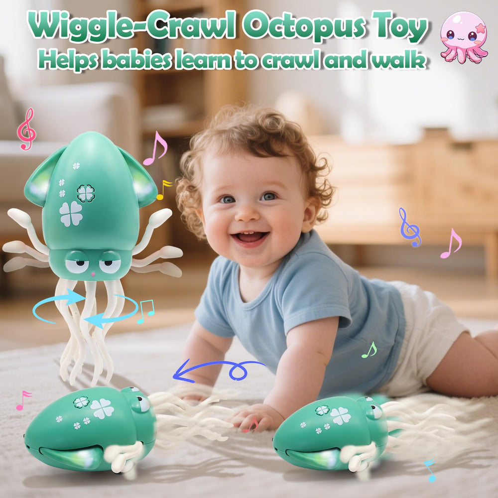 Pbooo Obstacle-Avoidance Octopus helps safe crawling and exploration.
