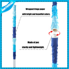 Blue PCFING pinata stick shows threaded assembly for easy setup