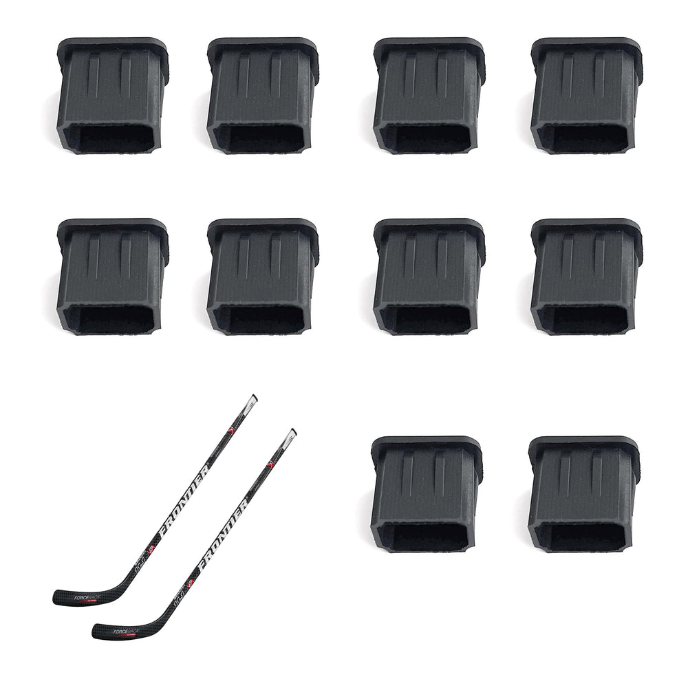 Pcmursal hockey stick end plug in large pack for durable protection on court.