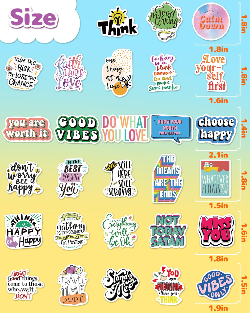 pcnearty classroom prize stickers; bright, unique patterns for rewards.