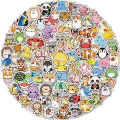 pcnearty water bottle stickers with animal designs for daily use