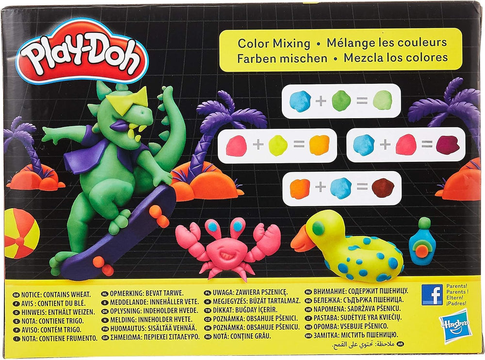 PD Play-Doh neon colors kid hands shaping playful figures.