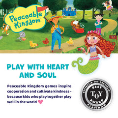 Peaceable Kingdom Good Housekeeping Best Toy Award badge.