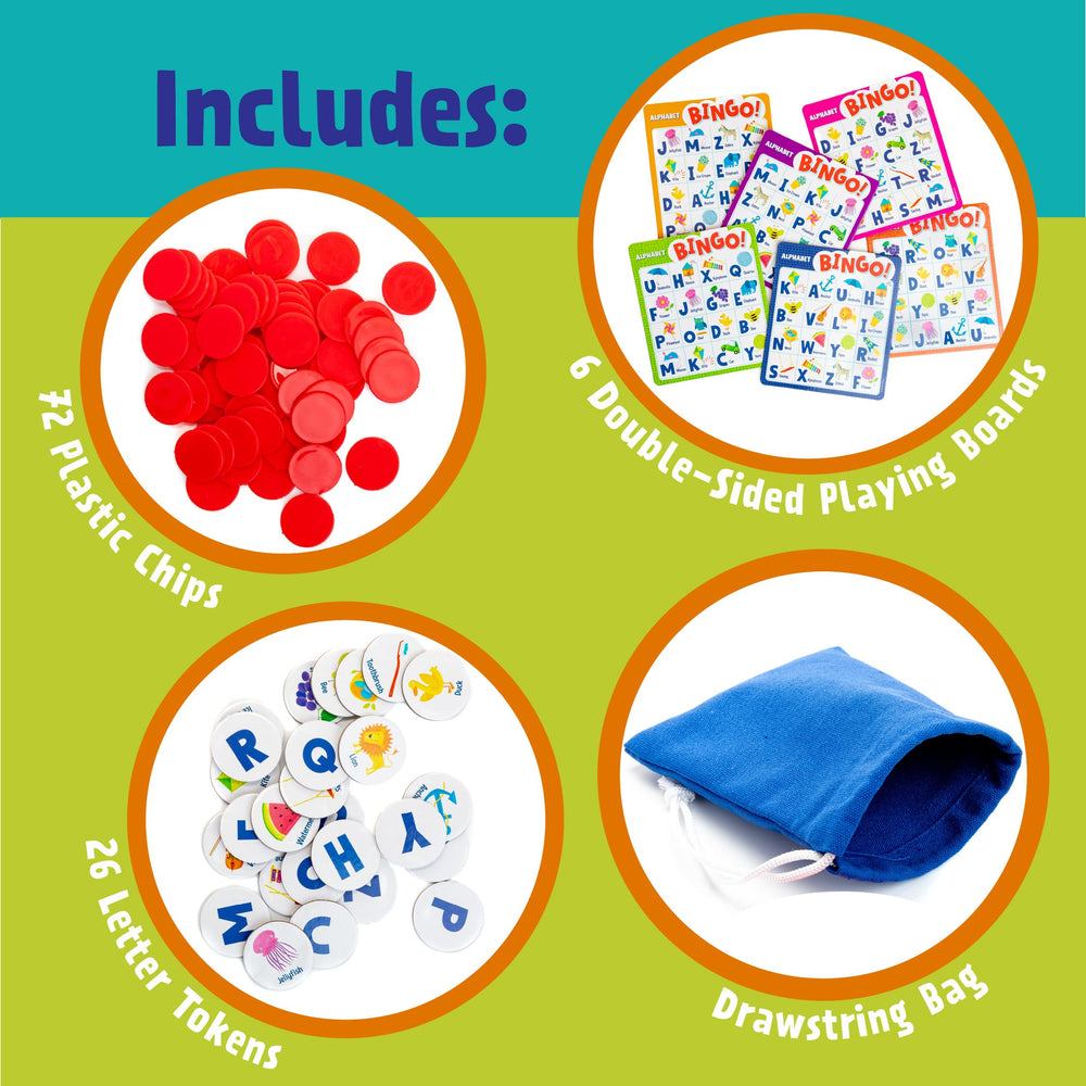 Peaceable Kingdom bingo chips to mark matches during play