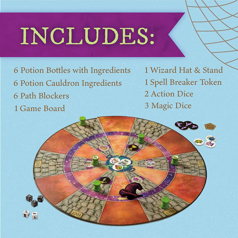 Peaceable Kingdom Cauldron Quest spell-breaker token marks key moments to break the spell