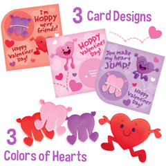 Peaceable Kingdom valentine set designed for ages 4 and up for playful exchanges