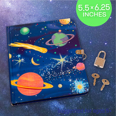 Peaceable Kingdom Deep Space Diary offers drawing space for sketches.