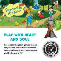 Dinosaur figures and island layout spark imaginative collaborative play.