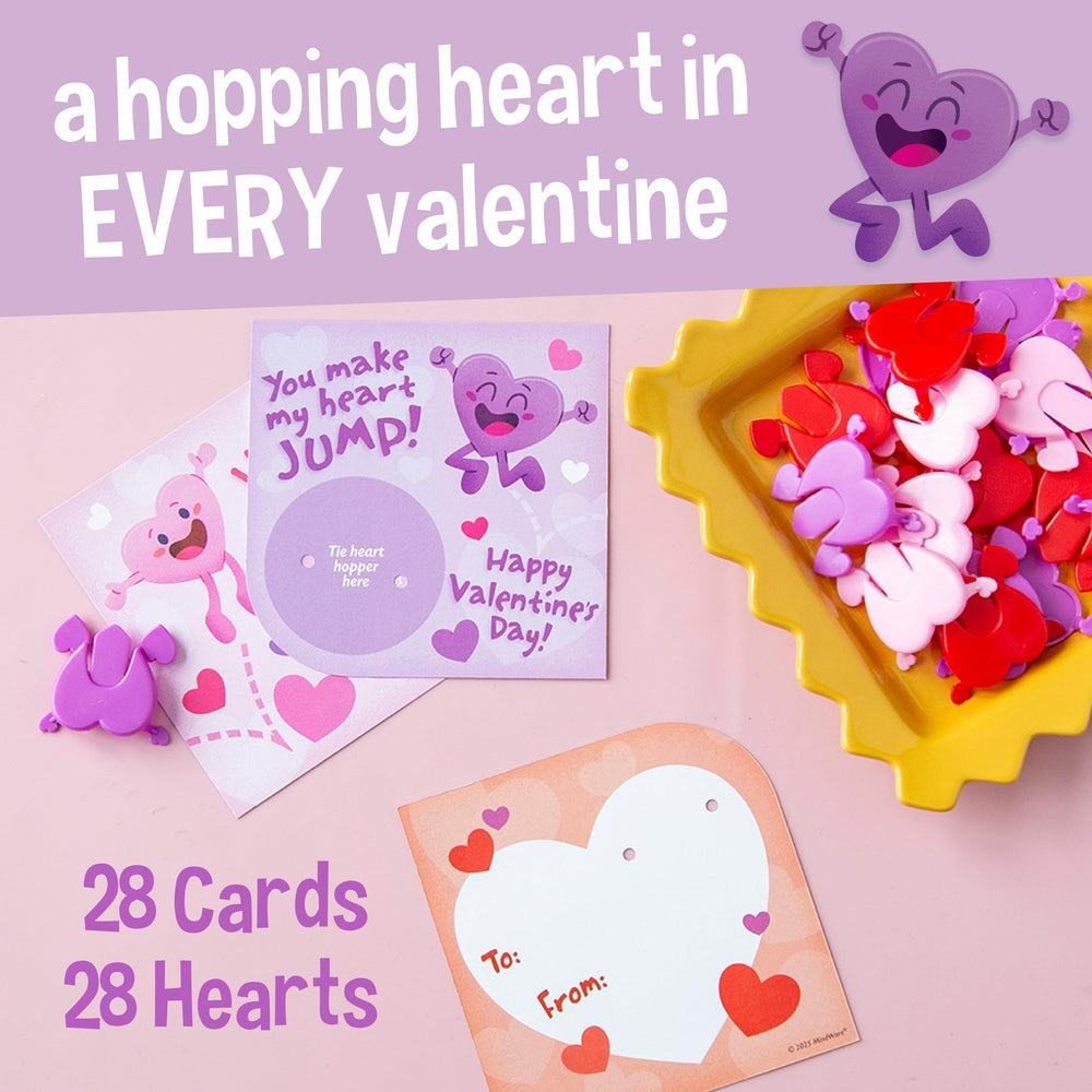 Peaceable Kingdom easy-to-assemble valentines ready for quick classroom prep