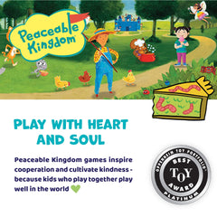 Peaceable Kingdom Feed the Woozle game-box keeps components organized for quick sessions.