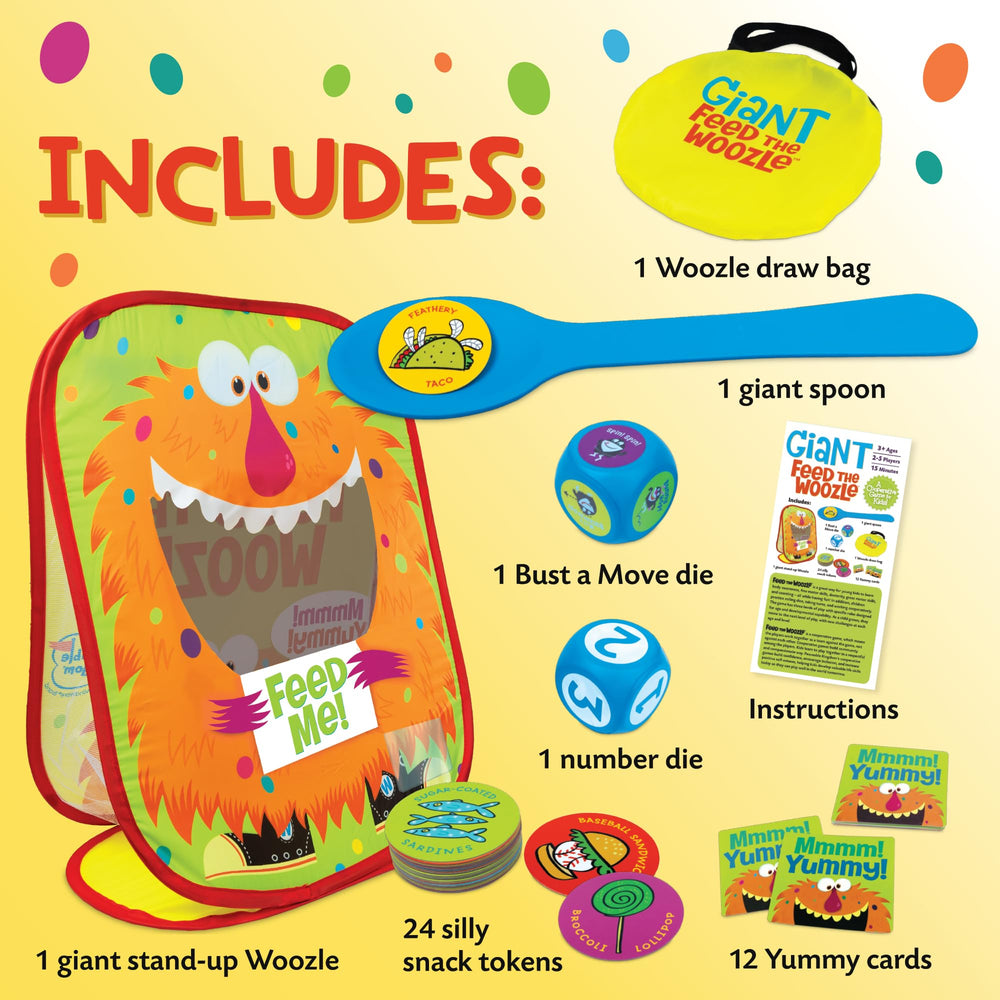 Peaceable Kingdom bust a move die prompts dynamic actions