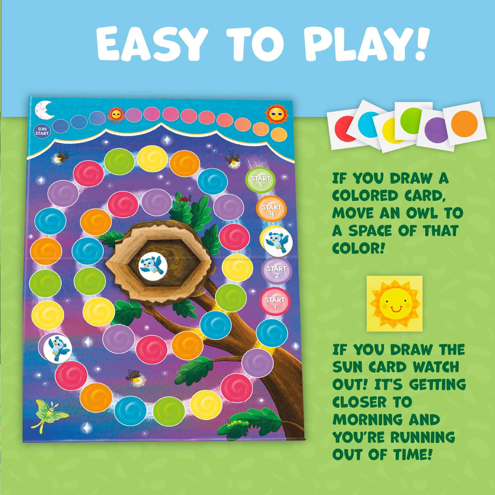 Peaceable Kingdom Hoot Owl Hoot sun tokens guiding group progress