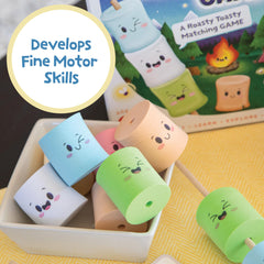 Peaceable Kingdom pretend campfire scene promotes cooperative play and social sharing.