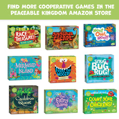 Peaceable Kingdom Race to the Treasure frustration-free packaging for easy setup