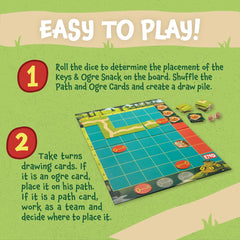 Peaceable Kingdom Race to the Treasure ogre character ready to challenge players