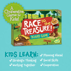 Peaceable Kingdom Race to the Treasure start space inviting planning