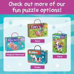 Peaceable Kingdom shimmer foil accents add magical appeal to playtime