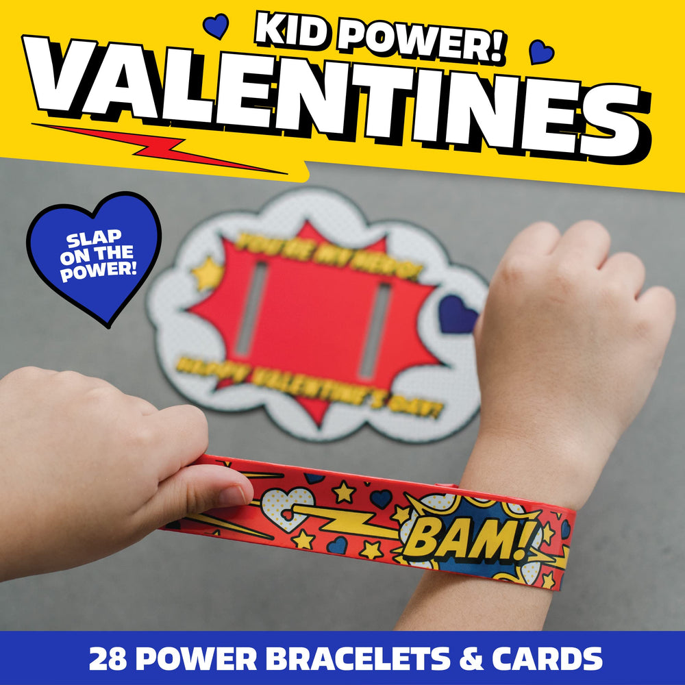 Peaceable Kingdom superhero comic design valentines cards
