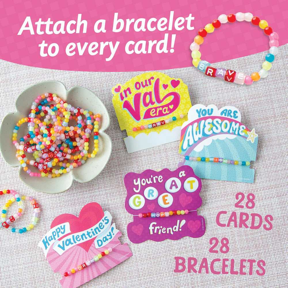 Peaceable Kingdom valentines and bracelets as classroom gifts.