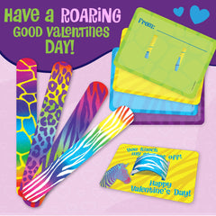 Peaceable Kingdom valentines set includes real envelopes