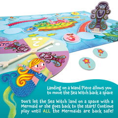 Peaceable Kingdom wand token empowering mermaids to progress.