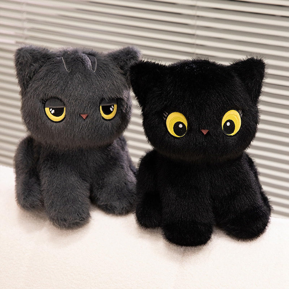 PEACH CAT 11-8 inch stuffed cat hug, perfect for naps and stories.