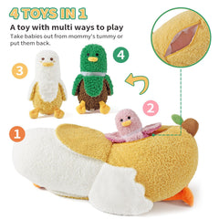 PEACH CAT Banana Duck vacuum-packed, restores fullness after rest.