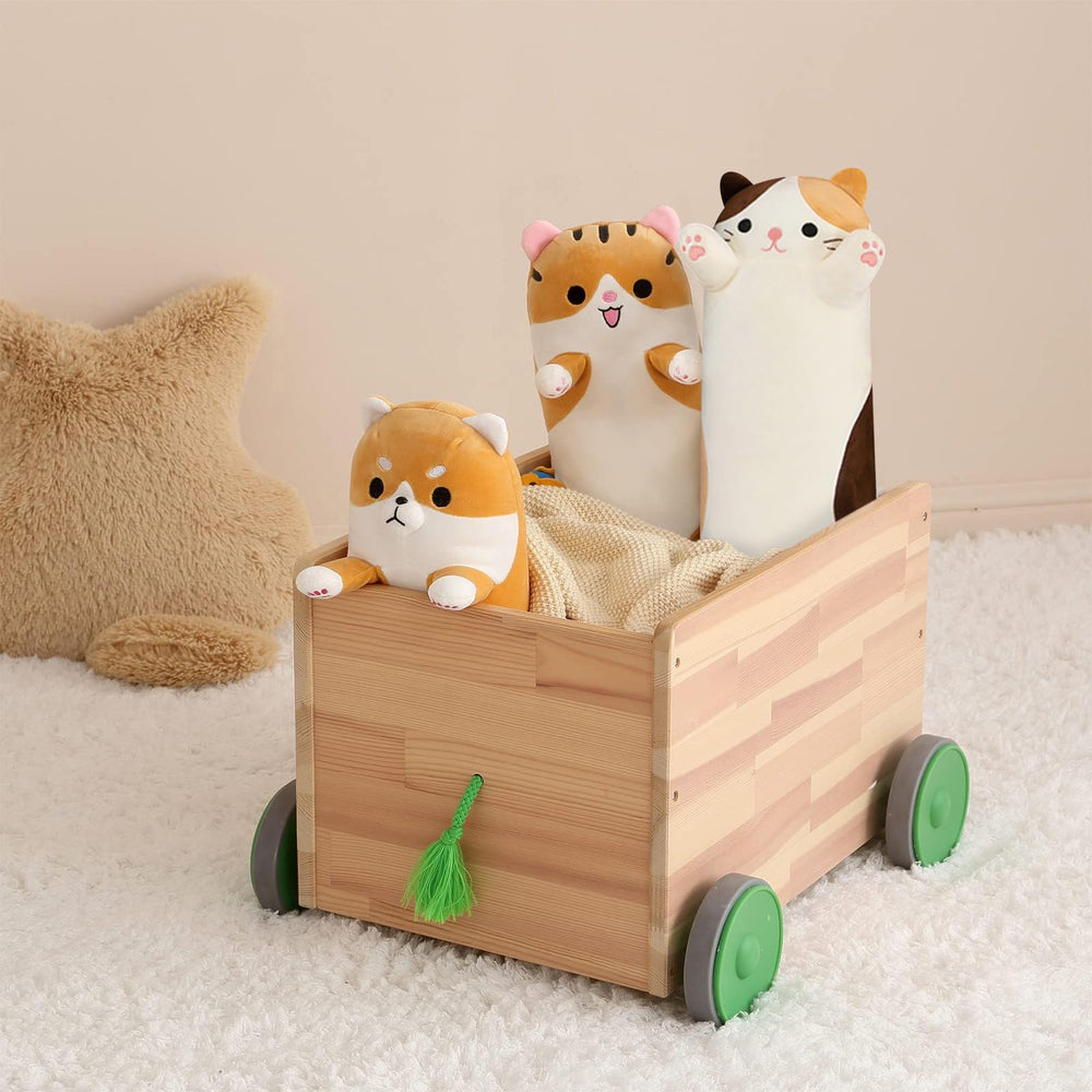 PEACH CAT long cat pillow makes a cute, comforting gift for friends and kids.
