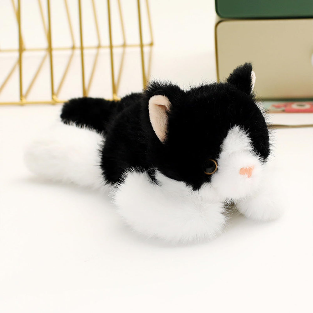 PEACH CAT arrives vacuum packaged, preserving plush quality.